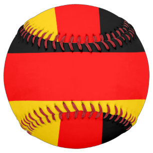 Balle De Softball Drapeau Allemagne