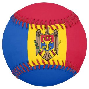 Balle De Softball Drapeau de la Moldavie