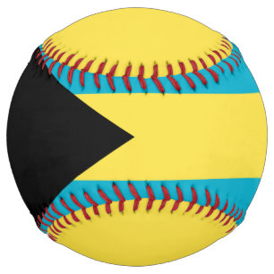 Balle De Softball Drapeau des Bahamas