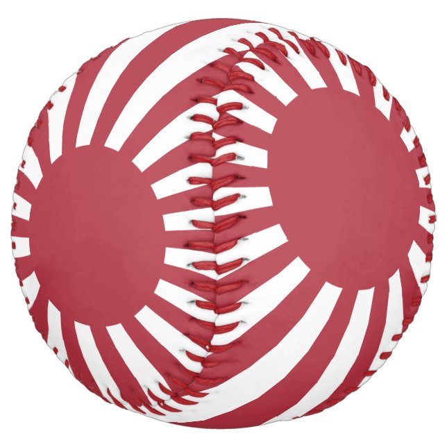 Balle De Softball Drapeau du soleil levant impérial du Japon, Edo à  (Incliné)