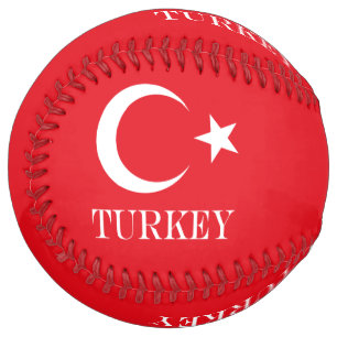 Balle De Softball Drapeau turc