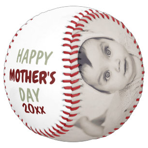 Balle De Softball Fête des mères sur mesure personnalisée