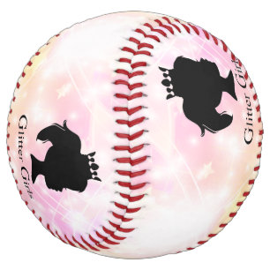 Balle De Softball Filles parties scintillant