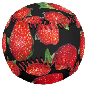 Balle De Softball Fraises rouges délicieuses,