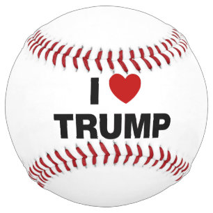 Balle De Softball J'aime Trump