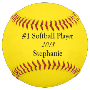 Balle De Softball Jaune vif