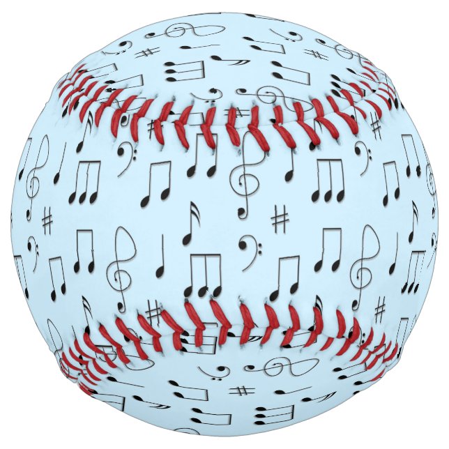 Balle De Softball Just Noté Bleu (Devant)