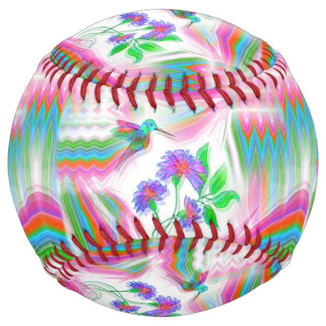 Balle De Softball Kaleidoscope (Devant)