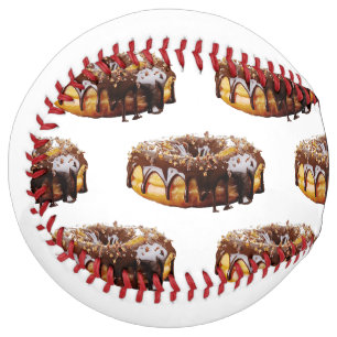 Balle De Softball Le donut décadent de SlipperyJoe's recouvert d'une