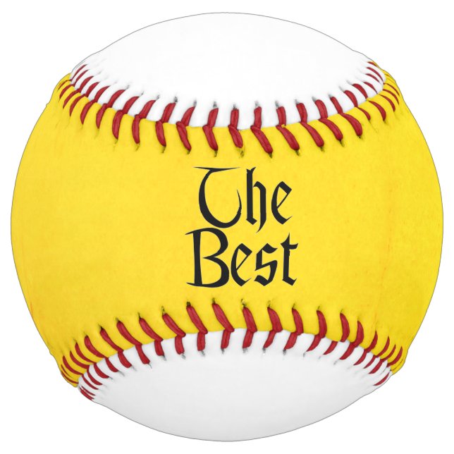 Balle De Softball Le meilleur softball (Devant)