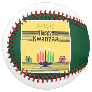 Balle De Softball Le ton chaud et célébratoire de Kwanzaa de Slipper