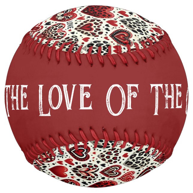 Balle De Softball Love Is In The Air (Customize) (Dos)