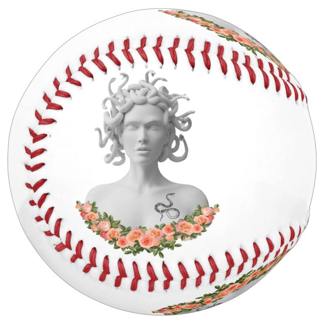 Balle De Softball Medusa Gorgon Mythologie grecque (Devant gauche)