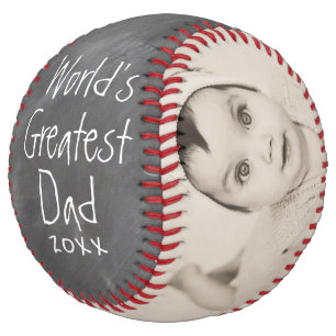 Balle De Softball Mondes plus grand papa - Fête des pères personnali