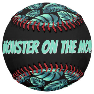 Balle De Softball Monstera Mystérieux (personnaliser)
