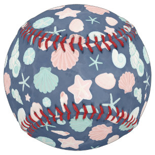 Balle De Softball motif des coquillages