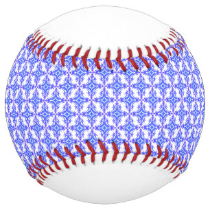 Balle De Softball Motif Floral Design