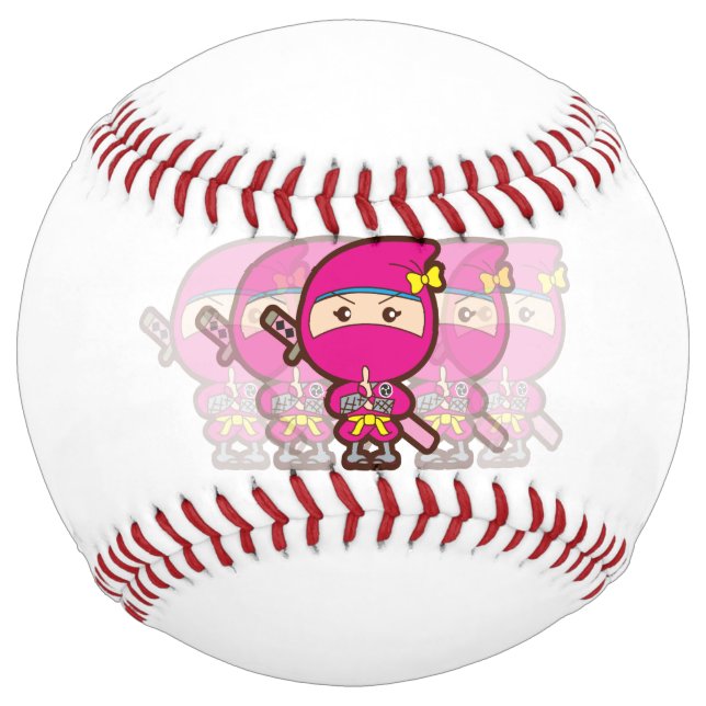 Balle De Softball Ninja Girl (Devant)