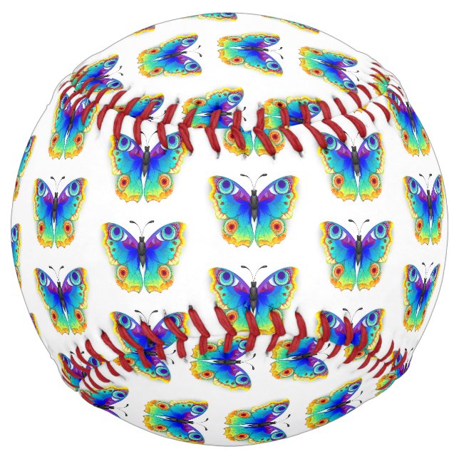 Balle De Softball Oeil de paon arc-en-ciel (Devant)