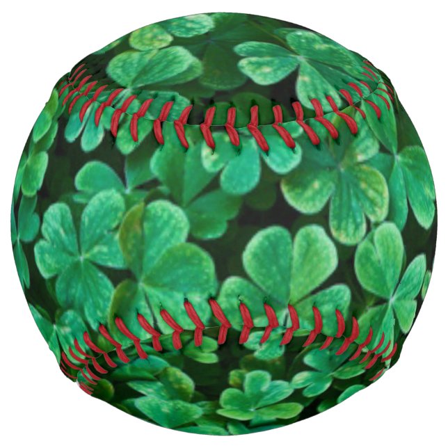 Balle De Softball Paire de fermeture de la Saint Patrick (Devant)