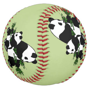 Balle De Softball Panda qui grandit