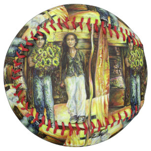 Balle De Softball Phase de ChapeI Sixtine d'un ChaIIenge