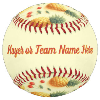 Balle De Softball Pineapple Parade (personalize)