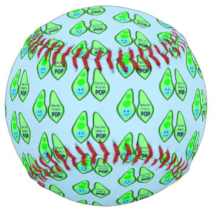 Balle De Softball Prêt pour la pop Baby Boy Pea Blue