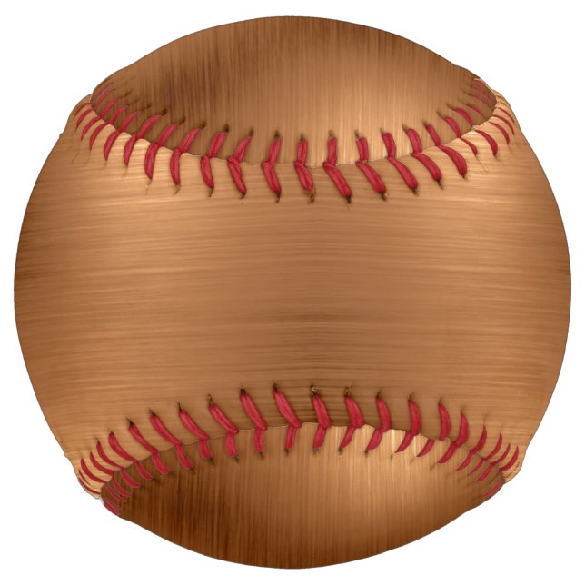 Balle De Softball Revêtement de cuivre brossé (Devant)