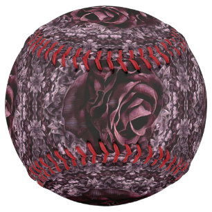 Balle De Softball Rose Mandala