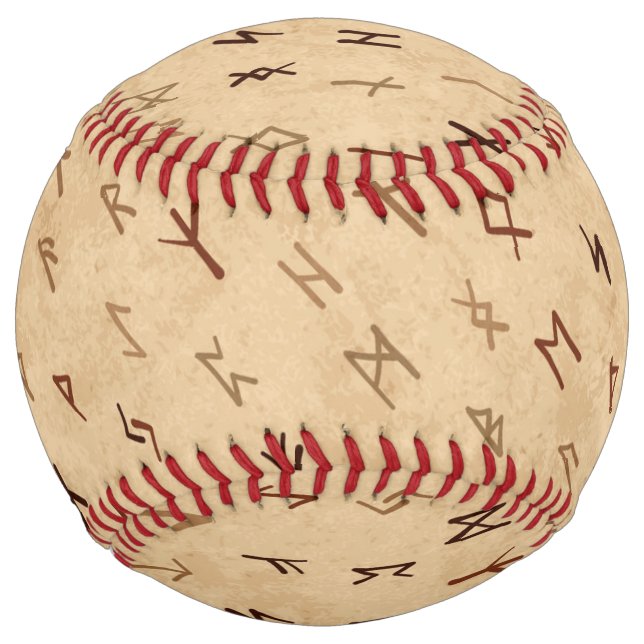 Balle De Softball Runes Softball (Devant)