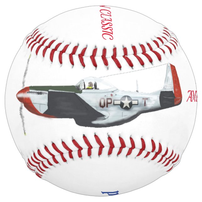 Balle De Softball Softball américain classique P51D (Devant)
