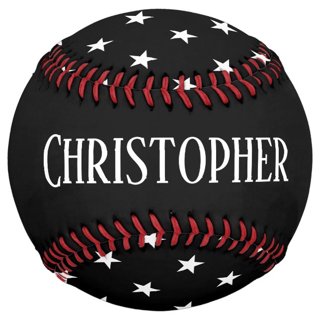 Balle De Softball Softball Black Stars (Devant)