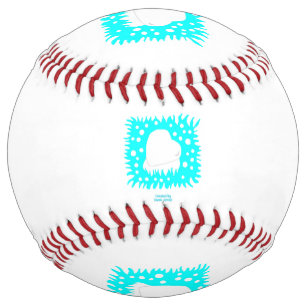 Balle De Softball Softball Coeur de Neige d'hiver