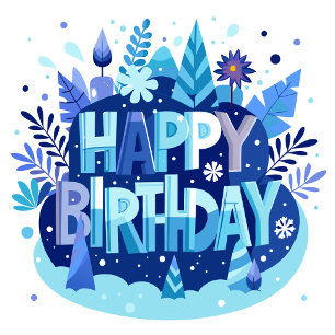 Balle De Softball Softball d'anniversaire bleu