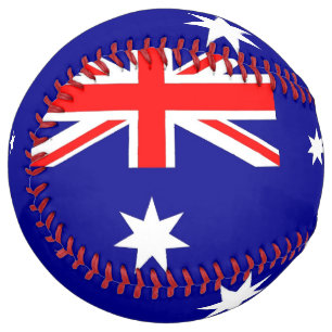 Balle De Softball Softball patriotique avec drapeau d'Australie