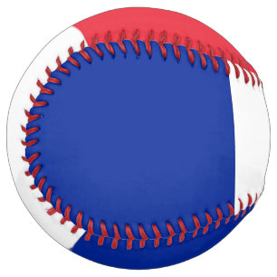 Balle De Softball Softball patriotique avec drapeau de la France