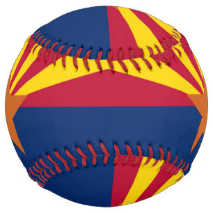 Balle De Softball Softball patriotique avec drapeau de l'Arizona, É