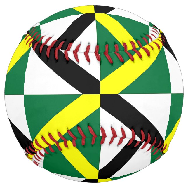 Balle De Softball Softball patriotique avec drapeau de Monterey, USA (Devant)