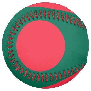 Balle De Softball Softball patriotique avec drapeau du Bangladesh