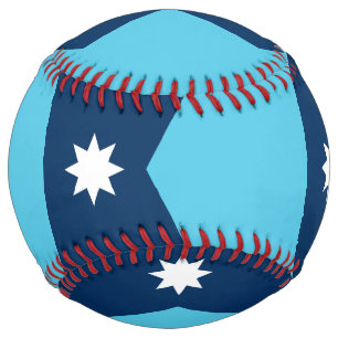 Balle De Softball Softball patriotique avec drapeau du Minnesota, Ét