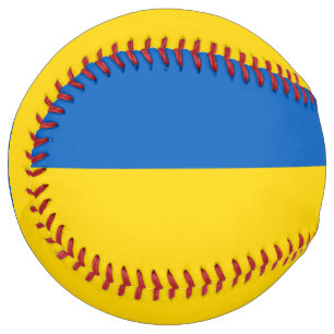 Balle De Softball Softball patriotique avec drapeau d'Ukraine