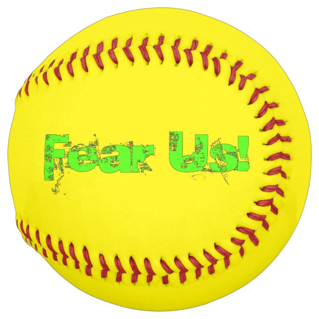 Balle De Softball Softball personnalisé (Devant droit)