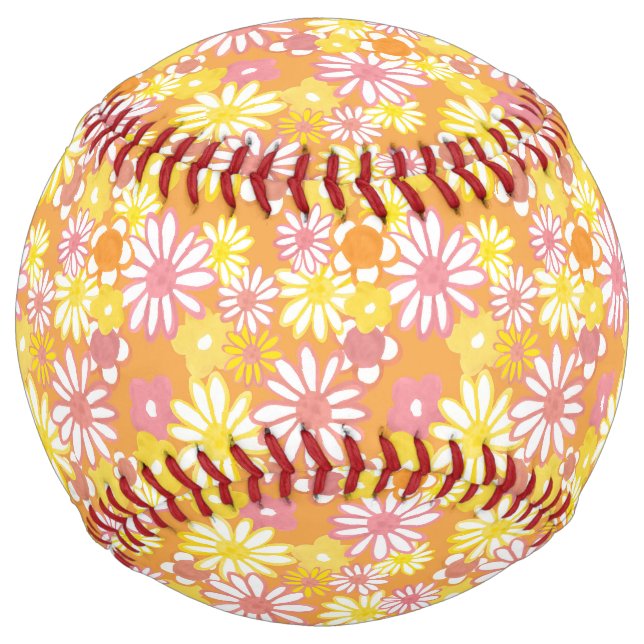 Balle De Softball Softball Summer Daisy (Devant)