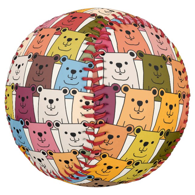 Balle De Softball Teddy Bear (Incliné)