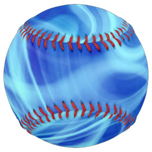 Balle De Softball Un brouillard bleu mystique