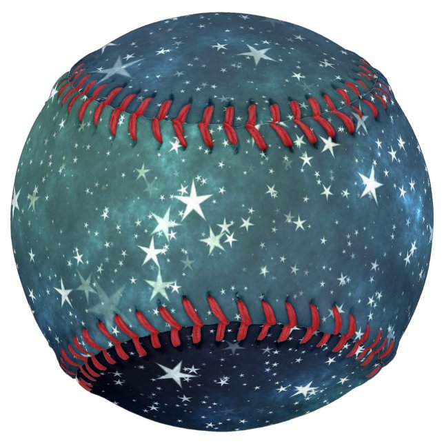 Balle De Softball Une nuit pleine étoile (Devant)