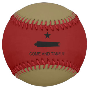 Balle De Softball Venez-y le chercher ! Drapeau de bataille de l'Éta