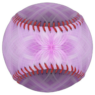 Balle De Softball VIOLET - Art fractal -