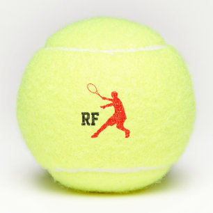 Balle de tennis à monogramme personnalisé pour jou
